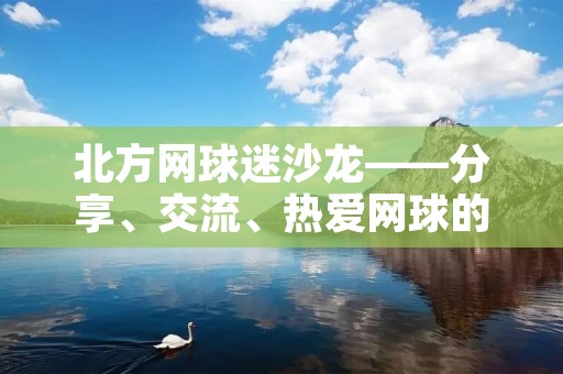 北方网球迷沙龙——分享、交流、热爱网球的平台