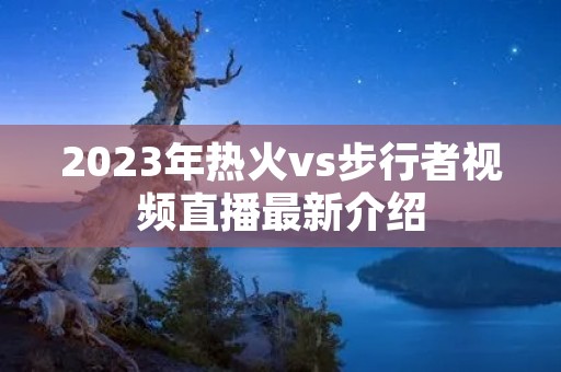 2023年热火vs步行者视频直播最新介绍