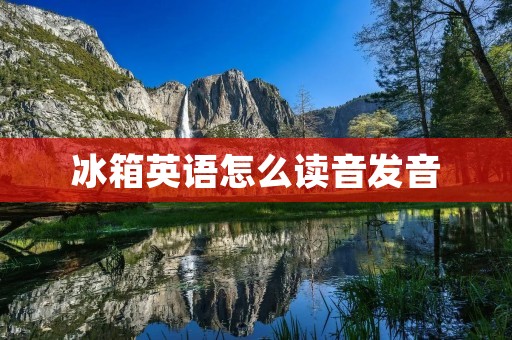 冰箱英语怎么读音发音