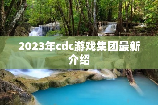 2023年cdc游戏集团最新介绍