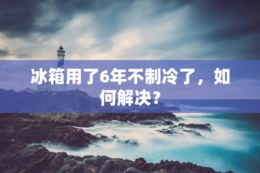 冰箱用了6年不制冷了，如何解决？