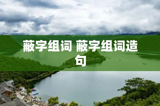 蔽字组词 蔽字组词造句 蔽字组词 蔽字组词造句