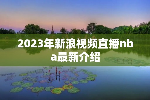 2023年新浪视频直播nba最新介绍
