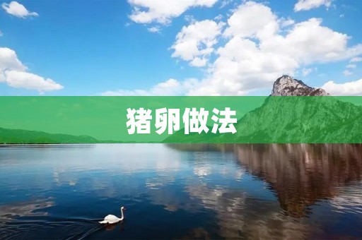 猪卵做法:传统美味佳肴的制作方法 猪卵做法:传统美味佳肴的制作方法