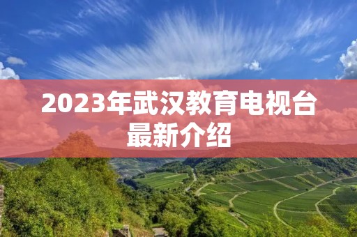 2023年武汉教育电视台最新介绍
