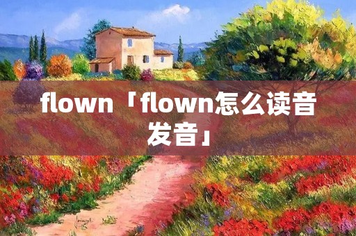 flown「flown怎么读音发音」