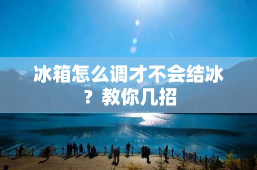 冰箱怎么调才不会结冰？教你几招