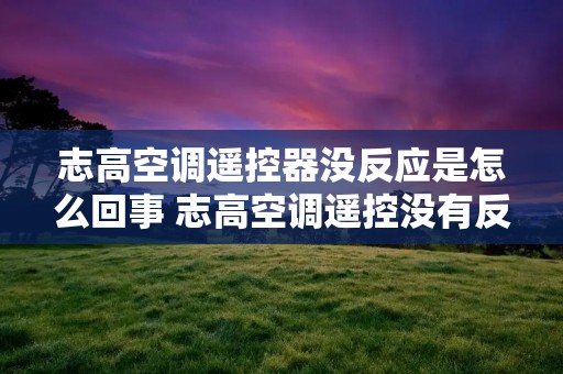 志高空调遥控器没反应是怎么回事 志高空调遥控没有反应 志高空调遥控器没反应是怎么回事 志高空调遥控没有反应