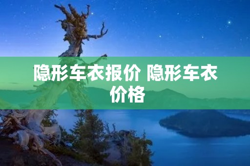 隐形车衣报价 隐形车衣 价格