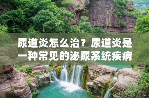 尿道炎怎么治？尿道炎是一种常见的泌尿系统疾病，由于各种原因导致尿道受到感染或**而引起的炎症。尿道炎的症状包括尿频、尿急、尿痛、尿道口瘙痒、尿道口红肿等，严重时还会出现血尿和排尿困难等症状。那么尿道炎怎么治疗呢？