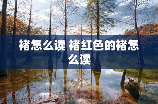 褚怎么读 褚红色的褚怎么读