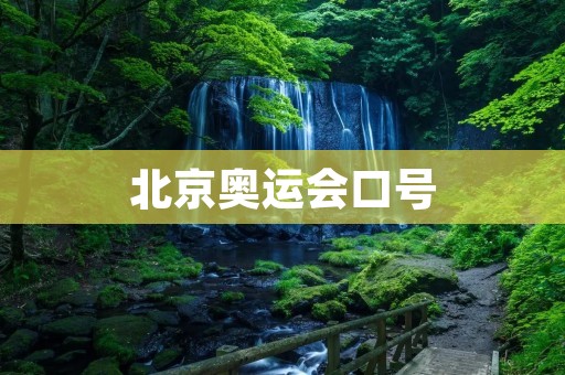 北京奥运会口号：同一个世界，同一个梦想