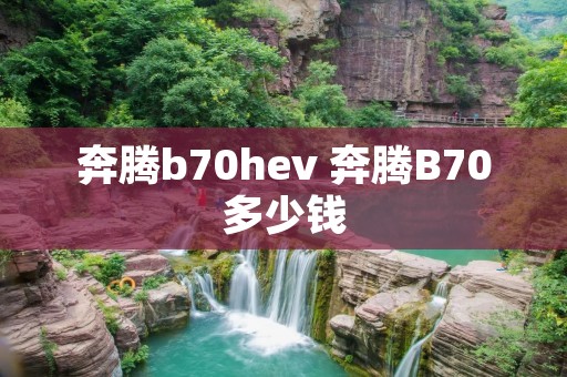 奔腾b70hev 奔腾B70多少钱
