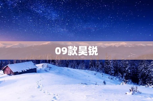 09款昊锐：高性能、高安全、高品质的豪华轿车
