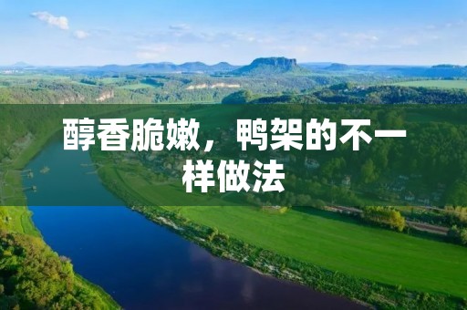 醇香脆嫩,鸭架的不一样做法 醇香脆嫩,鸭架的不一样做法