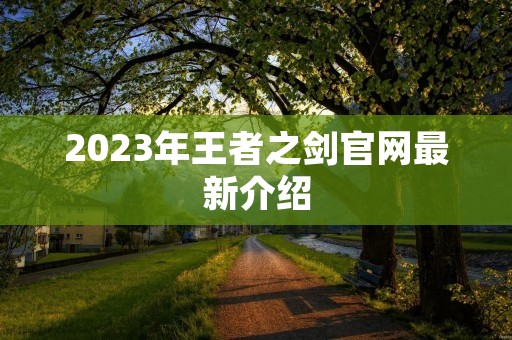 2023年王者之剑官网最新介绍
