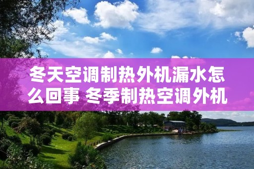 冬天空调制热外机漏水怎么回事 冬季制热空调外机漏水是什么原因