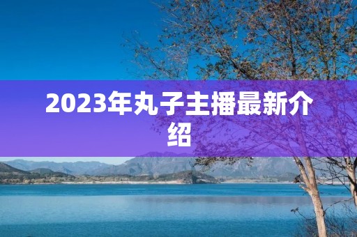 2023年丸子主播最新介绍