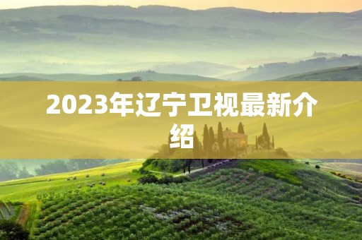 2023年辽宁卫视最新介绍 2023年辽宁卫视最新介绍