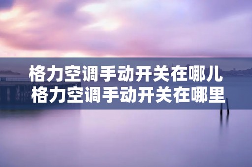 格力空调手动开关在哪儿 格力空调手动开关在哪里? 格力空调手动开关在哪儿 格力空调手动开关在哪里?