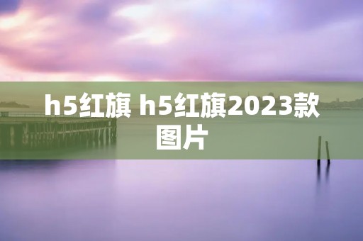 h5红旗 h5红旗2023款图片