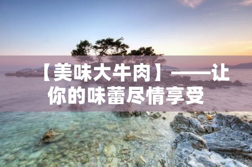 【美味大牛肉】——让你的味蕾尽情享受 【美味大牛肉】——让你的味蕾尽情享受
