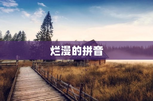 烂漫的拼音:探寻中国语言的美丽之处