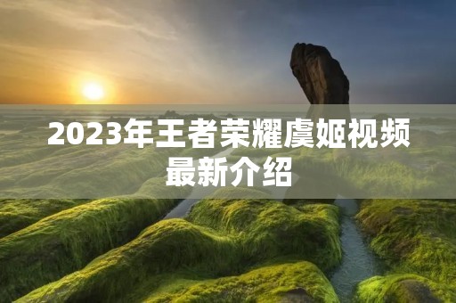 2023年王者荣耀虞姬视频最新介绍 2023年王者荣耀虞姬视频最新介绍