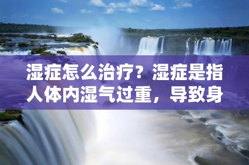 湿症怎么治疗?湿症是指人体内湿气过重,导致身体出现各种不适症状的一种病症。湿症的症状包括腹泻、胃胀、便秘、身体疲劳、头痛、身体沉重等。湿症是一种比较常见的病症,很多人都会遭遇。那么,湿症怎么治疗呢?下面我们来详细了解一下。 湿症怎么治疗?湿症是指人体内湿气过重,导致身体出现各种不适症状的一种病症。湿症的症状包括腹泻、胃胀、便秘、身体疲劳、头痛、身体沉重等。湿症是一种比较常见的病症,很多人都会遭遇。那么,湿症怎么治疗呢?下面我们来详细了解一下。