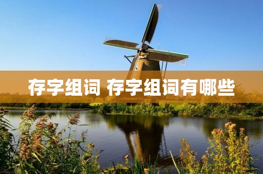 存字组词 存字组词有哪些 存字组词 存字组词有哪些