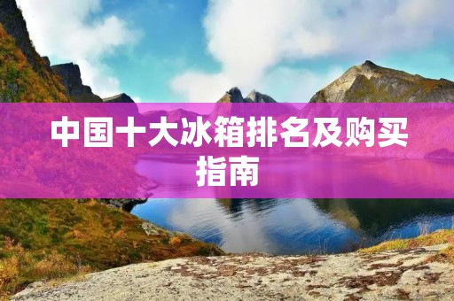中国十大冰箱排名及购买指南 中国十大冰箱排名及购买指南