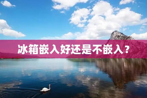 冰箱嵌入好还是不嵌入？