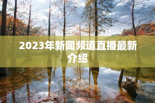 2023年新闻频道直播最新介绍