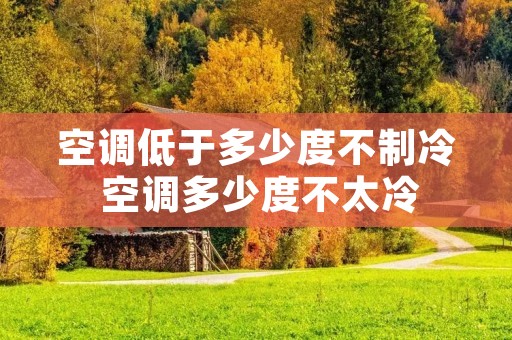 空调低于多少度不制冷 空调多少度不太冷 空调低于多少度不制冷 空调多少度不太冷