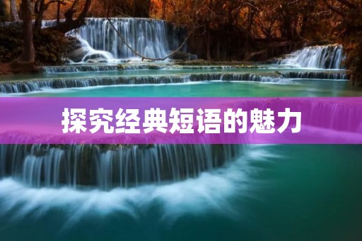 探究经典短语的魅力 探究经典短语的魅力