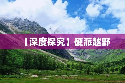 【深度探究】硬派越野:挑战极限的狂野之旅 【深度探究】硬派越野:挑战极限的狂野之旅