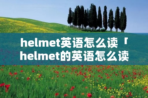 helmet英语怎么读「helmet的英语怎么读」