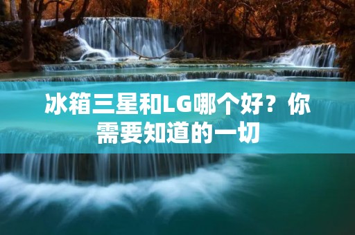 冰箱三星和LG哪个好?你需要知道的一切 冰箱三星和LG哪个好?你需要知道的一切