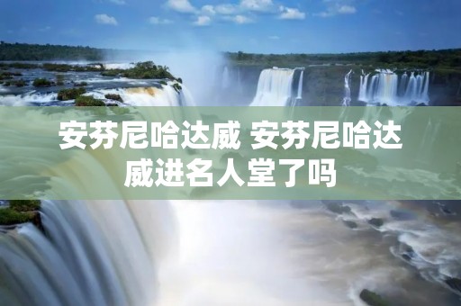 安芬尼哈达威 安芬尼哈达威进名人堂了吗 安芬尼哈达威 安芬尼哈达威进名人堂了吗