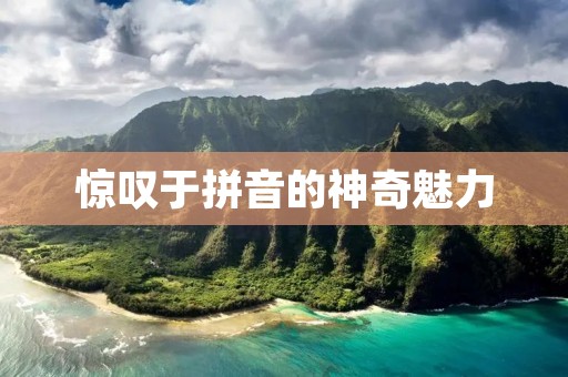 惊叹于拼音的神奇魅力