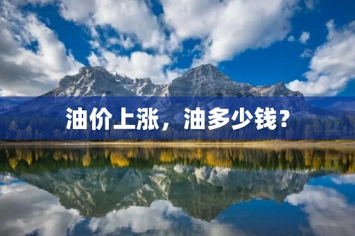 油价上涨,油多少钱? 油价上涨,油多少钱?