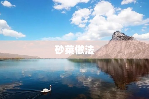 砂菜做法：传统美味的制作方法