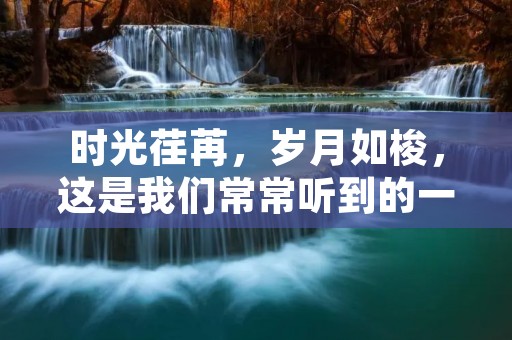 时光荏苒,岁月如梭,这是我们常常听到的一句话。每个人都会在不同的时刻感受到时间的流逝,随着岁月的增长,我们的内心也会发生许多的变化。有时候我们会感觉到时光荏苒,但是有时候我们也会觉得时间变得很慢,一秒钟就像是一年那么长。每个人都有自己的时光,有自己的故事,这些故事会随着时间的推移越来越珍贵。