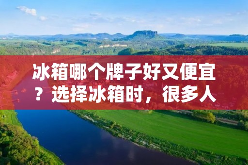 冰箱哪个牌子好又便宜?选择冰箱时,很多人都会优先考虑价格和品牌。那么,到底哪个牌子的冰箱既好又便宜呢?在市场上,有很多品牌的冰箱,价格也不尽相同。在选择时,需要根据自己的需求和预算做出选择。 冰箱哪个牌子好又便宜?选择冰箱时,很多人都会优先考虑价格和品牌。那么,到底哪个牌子的冰箱既好又便宜呢?在市场上,有很多品牌的冰箱,价格也不尽相同。在选择时,需要根据自己的需求和预算做出选择。