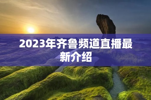 2023年齐鲁频道直播最新介绍