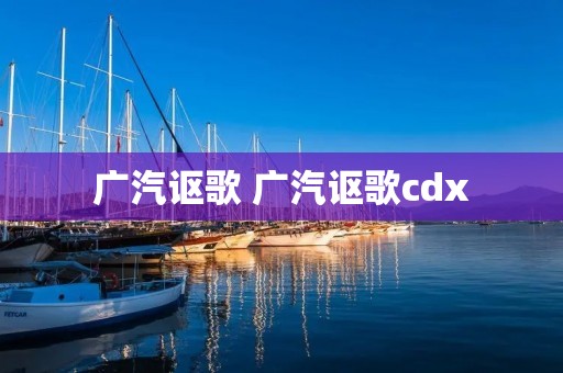 广汽讴歌 广汽讴歌cdx 广汽讴歌 广汽讴歌cdx