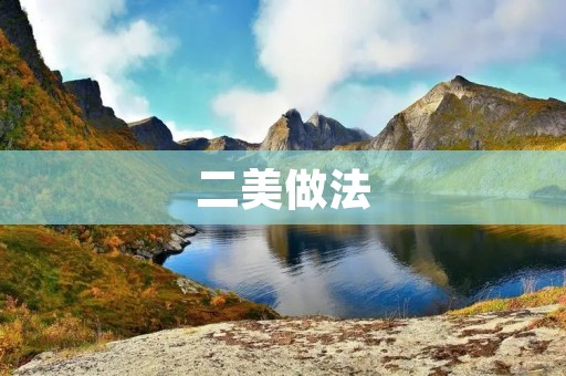二美做法：让你的厨艺更上一层楼