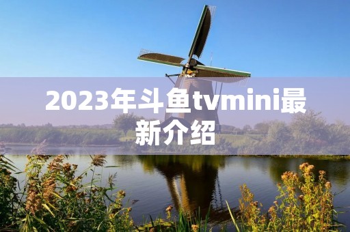 2023年斗鱼tvmini最新介绍 2023年斗鱼tvmini最新介绍