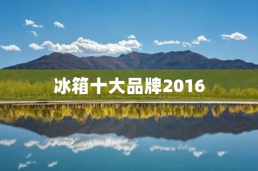 冰箱十大品牌2016:质量、效率和可靠性的完美结合 冰箱十大品牌2016:质量、效率和可靠性的完美结合