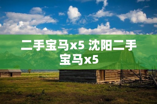 二手宝马x5 沈阳二手宝马x5 二手宝马x5 沈阳二手宝马x5